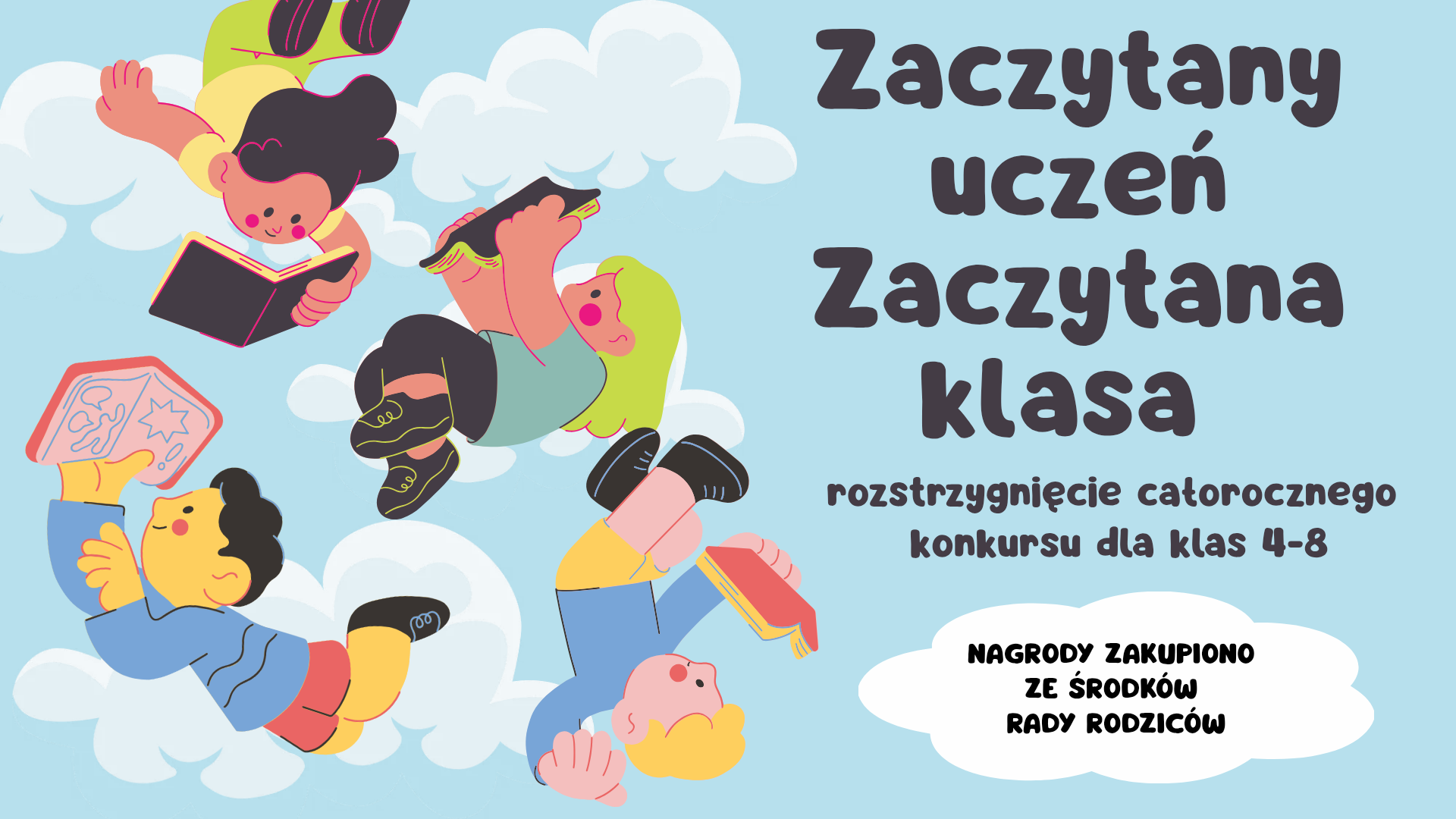 Zdjęcie Zaczytana klasa i uczeń